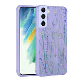 Galaxy S21 FE Kılıf Simli Desenli Kamera Korumalı Parlak Zore Popy Kapak Dallar