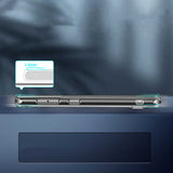 Galaxy S21 FE Kılıf Standlı Şeffaf Silikon Zore L-Stand Kapak Renksiz
