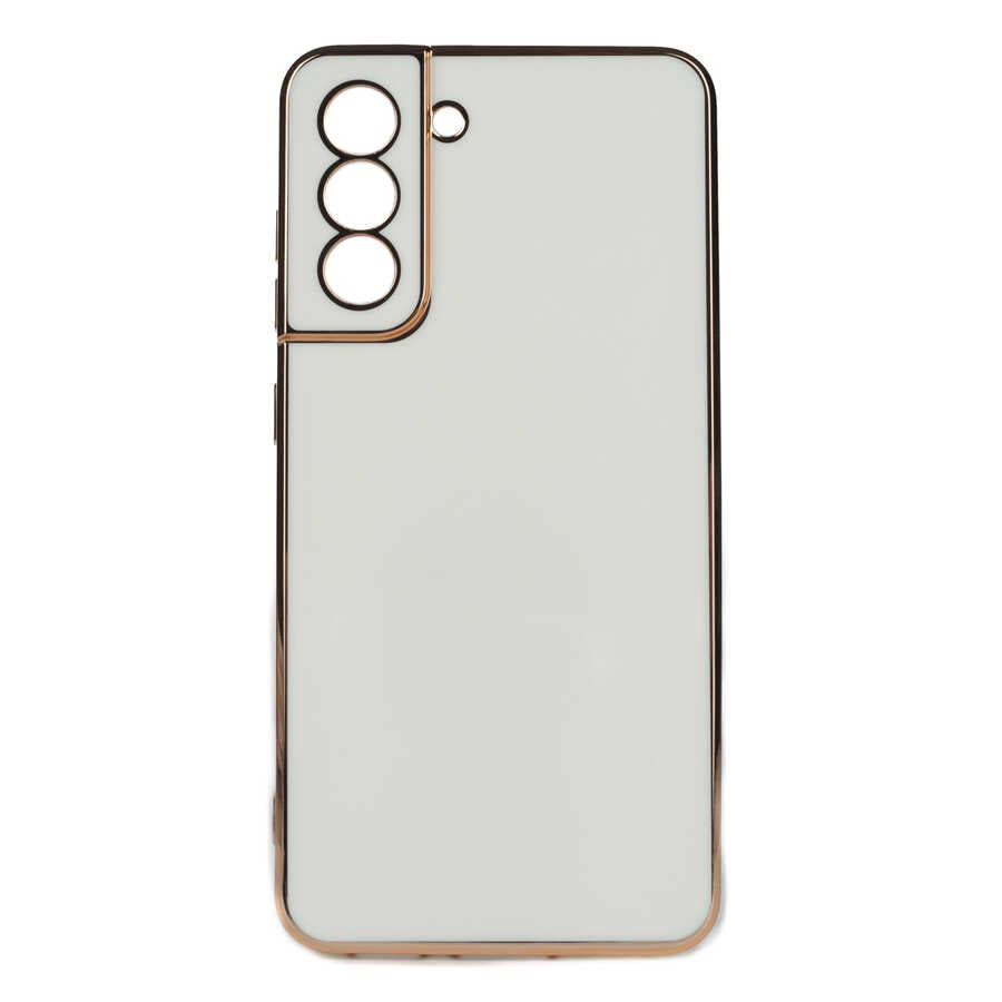 Galaxy S21 FE Kılıf Zore Bark Kapak Beyaz