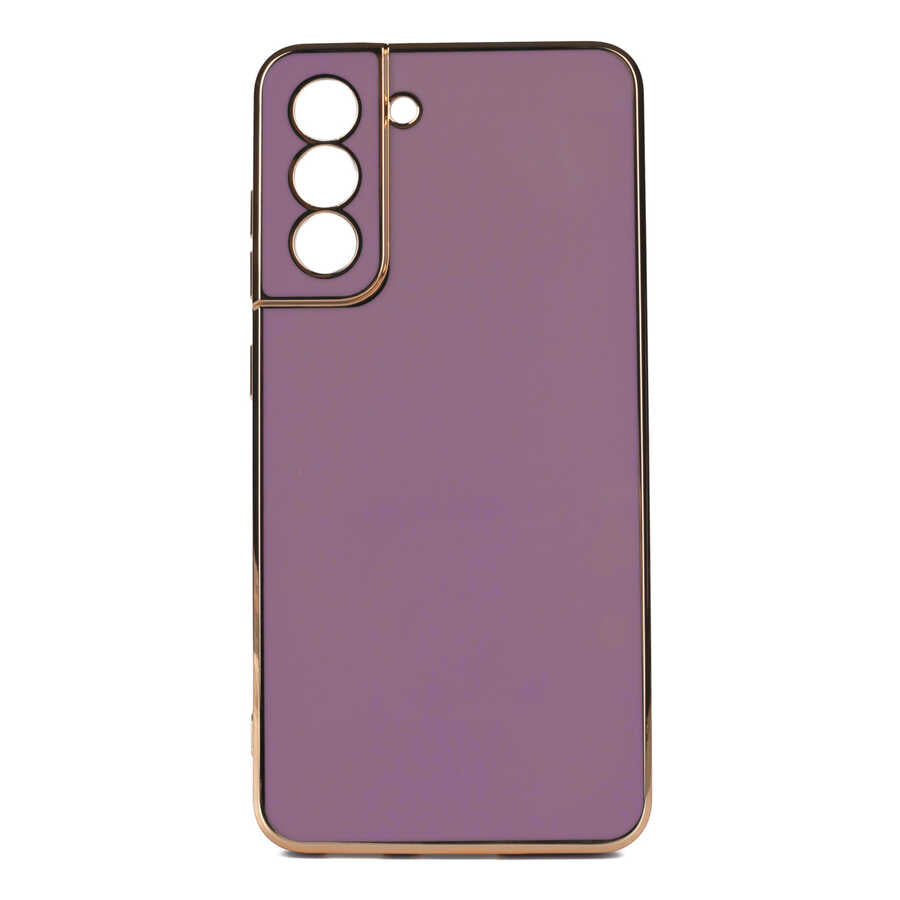 Galaxy S21 FE Kılıf Zore Bark Kapak Mor