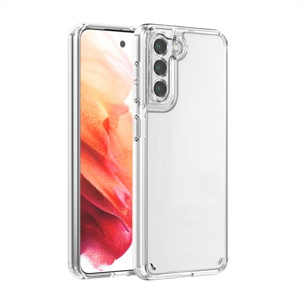 Galaxy S21 FE Kılıf Zore Coss Kapak Renksiz