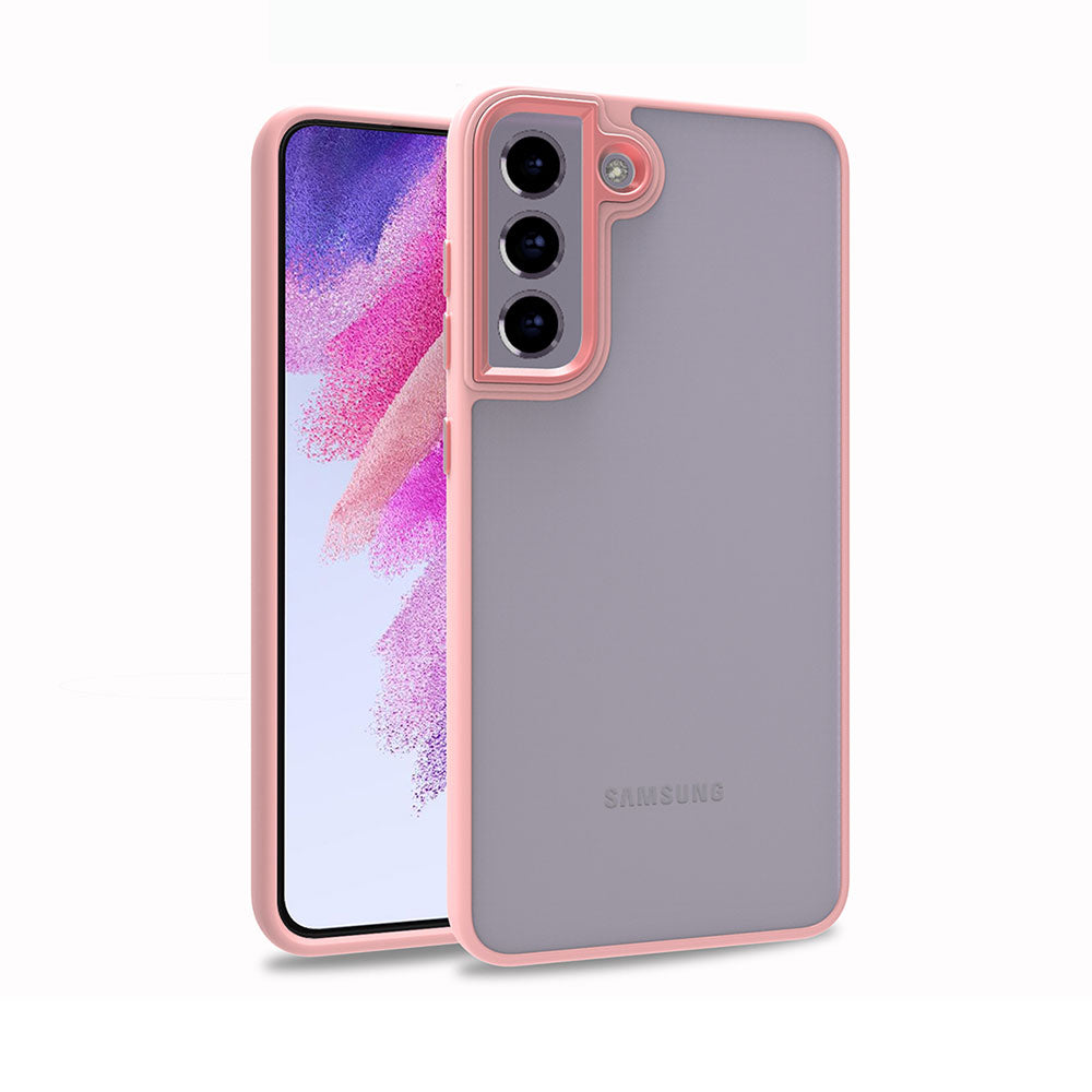 Galaxy S21 FE Kılıf Zore Flora Kapak Rose Gold