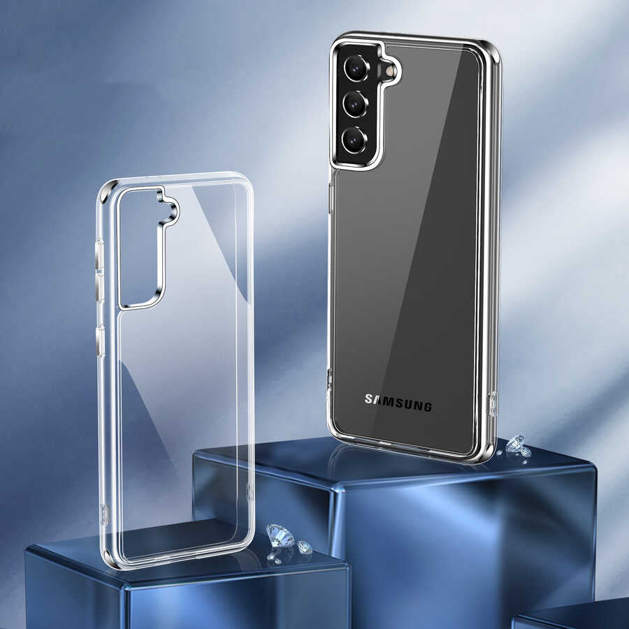Galaxy S21 FE Kılıf Zore Forst Kapak Renksiz