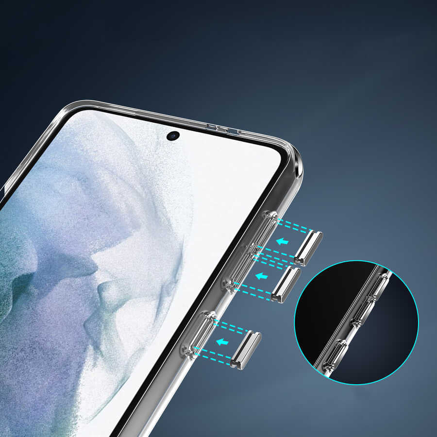 Galaxy S21 FE Kılıf Zore Forst Kapak Renksiz