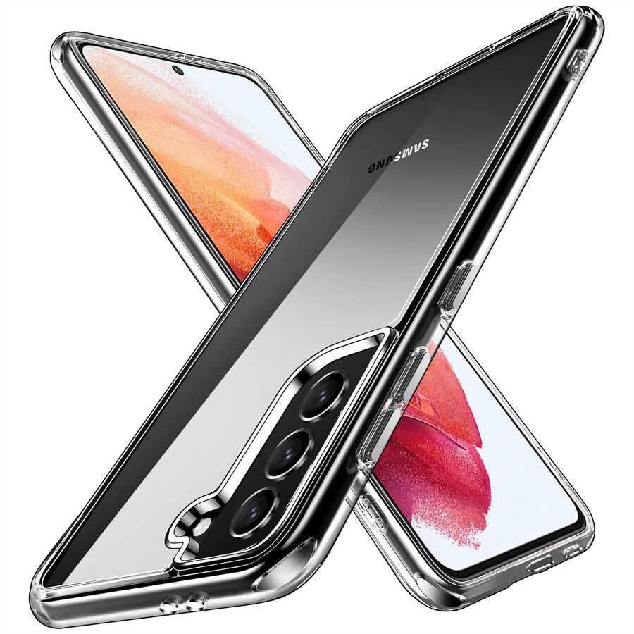 Galaxy S21 FE Kılıf Zore Forst Kapak Renksiz
