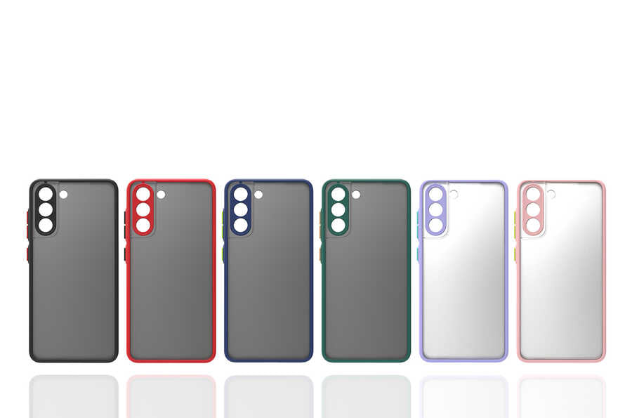 Galaxy S21 FE Kılıf Zore Hux Kapak Siyah