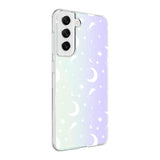 Galaxy S21 FE Kılıf Zore M-Blue Desenli Kapak Moon No4