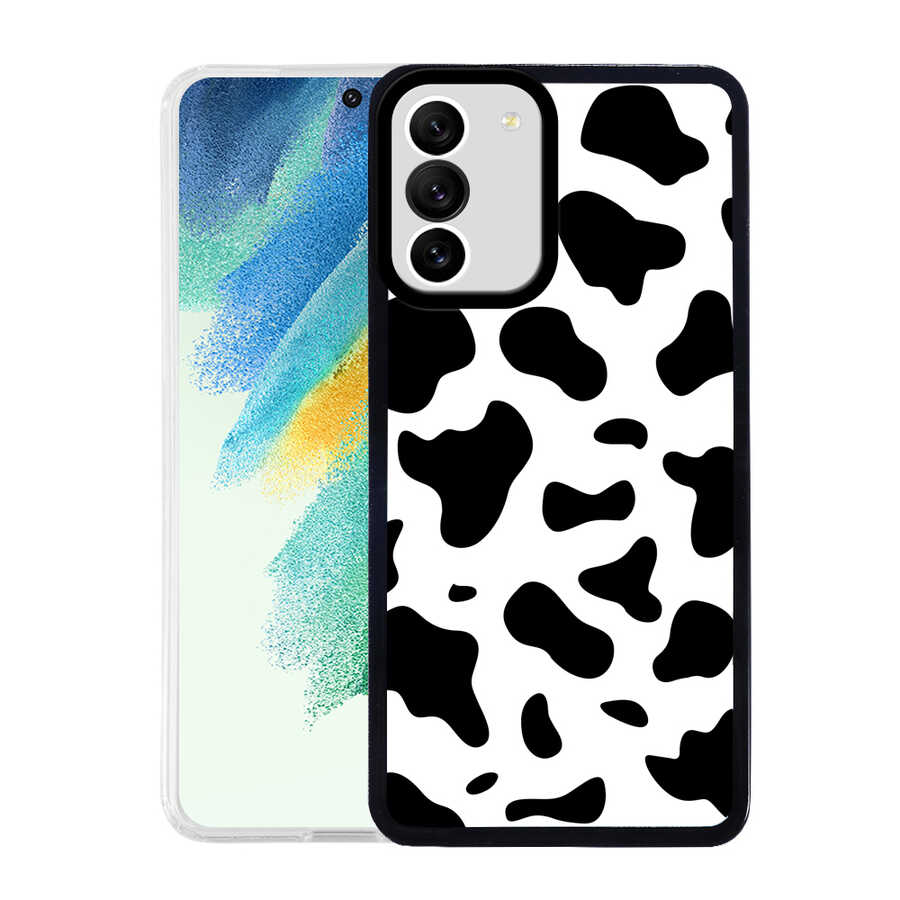 Galaxy S21 FE Kılıf Zore M-Fit Desenli Kapak Heart No6