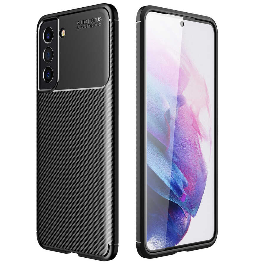 Galaxy S21 FE Kılıf Zore Negro Silikon Kapak Siyah