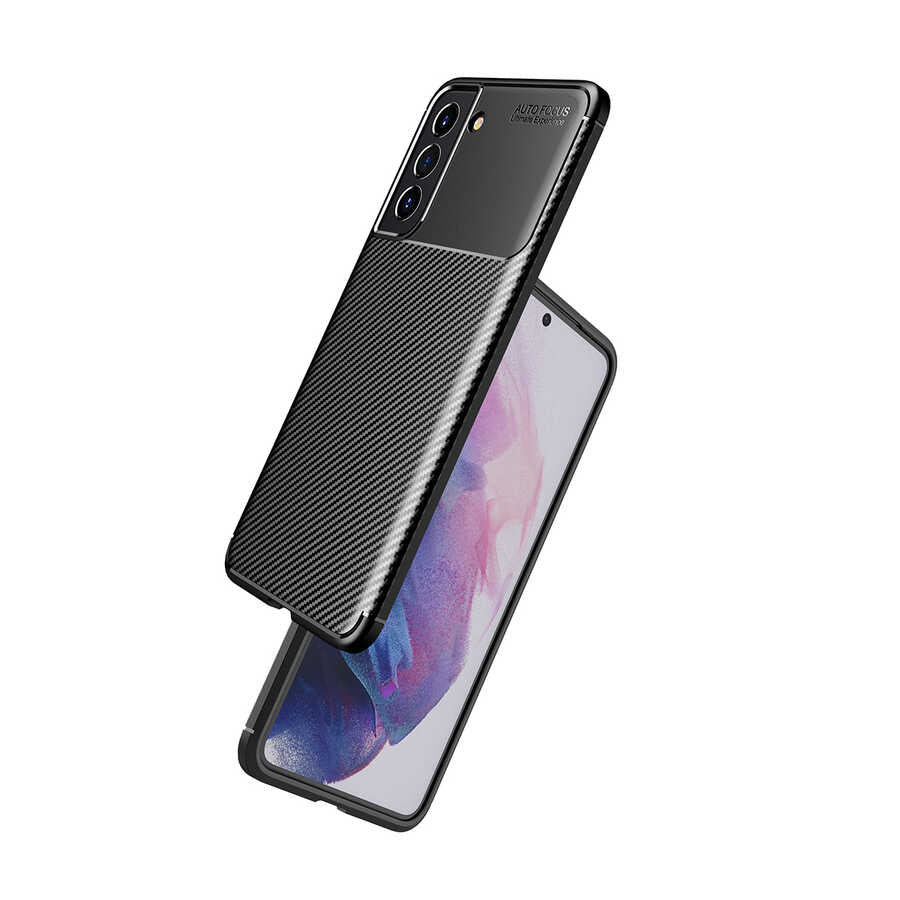 Galaxy S21 FE Kılıf Zore Negro Silikon Kapak Siyah