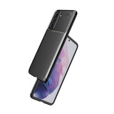 Galaxy S21 FE Kılıf Zore Negro Silikon Kapak Kahverengi