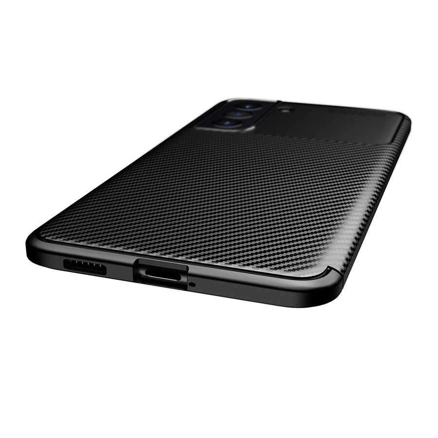 Galaxy S21 FE Kılıf Zore Negro Silikon Kapak Siyah