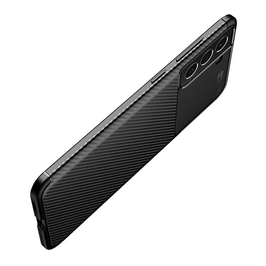 Galaxy S21 FE Kılıf Zore Negro Silikon Kapak Kahverengi