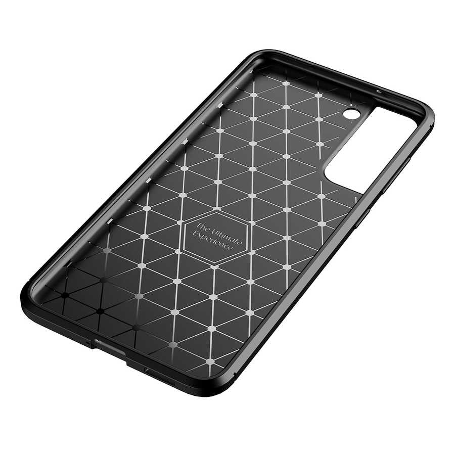 Galaxy S21 FE Kılıf Zore Negro Silikon Kapak Siyah