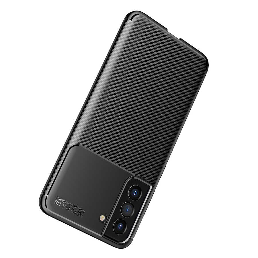 Galaxy S21 FE Kılıf Zore Negro Silikon Kapak Siyah