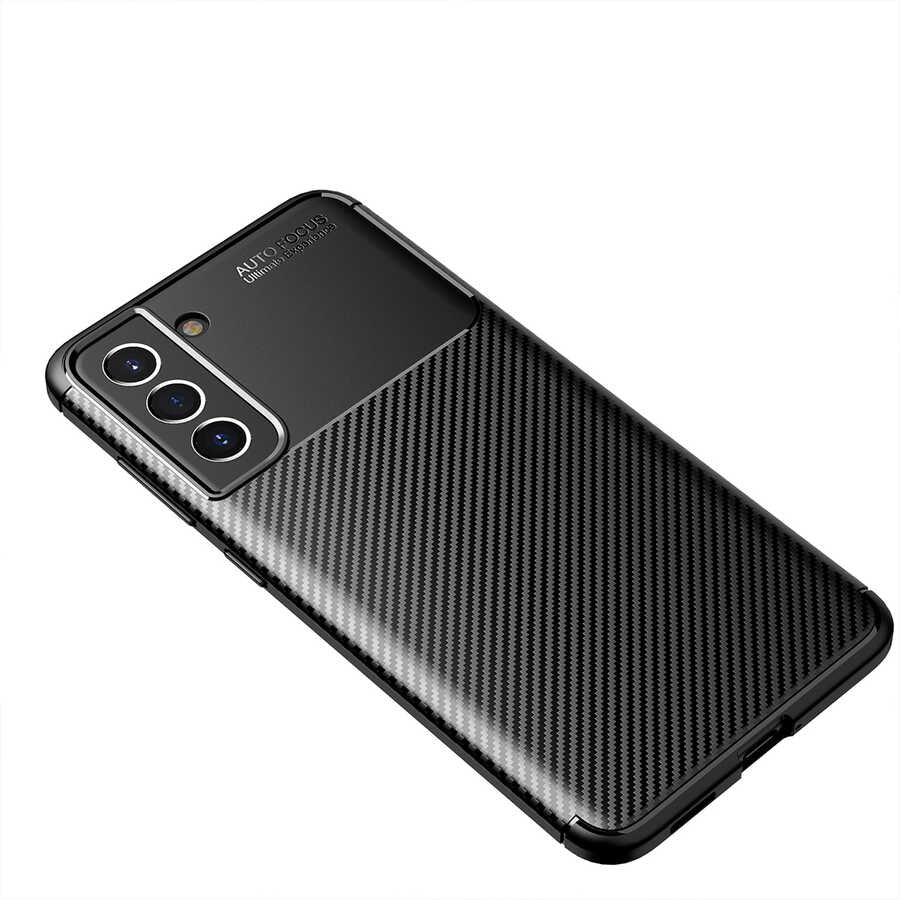 Galaxy S21 FE Kılıf Zore Negro Silikon Kapak Siyah