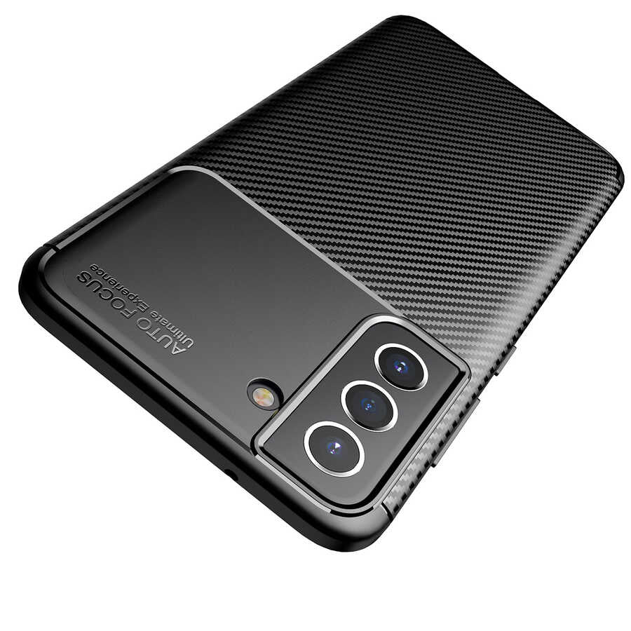 Galaxy S21 FE Kılıf Zore Negro Silikon Kapak Siyah