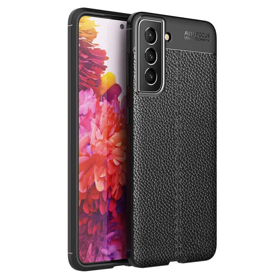 Galaxy S21 FE Kılıf Zore Niss Silikon Kapak Siyah
