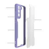 Galaxy S21 FE Kılıf Zore Parfe Kapak Kırmızı