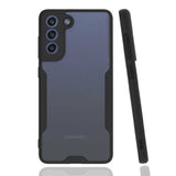 Galaxy S21 FE Kılıf Zore Parfe Kapak Siyah