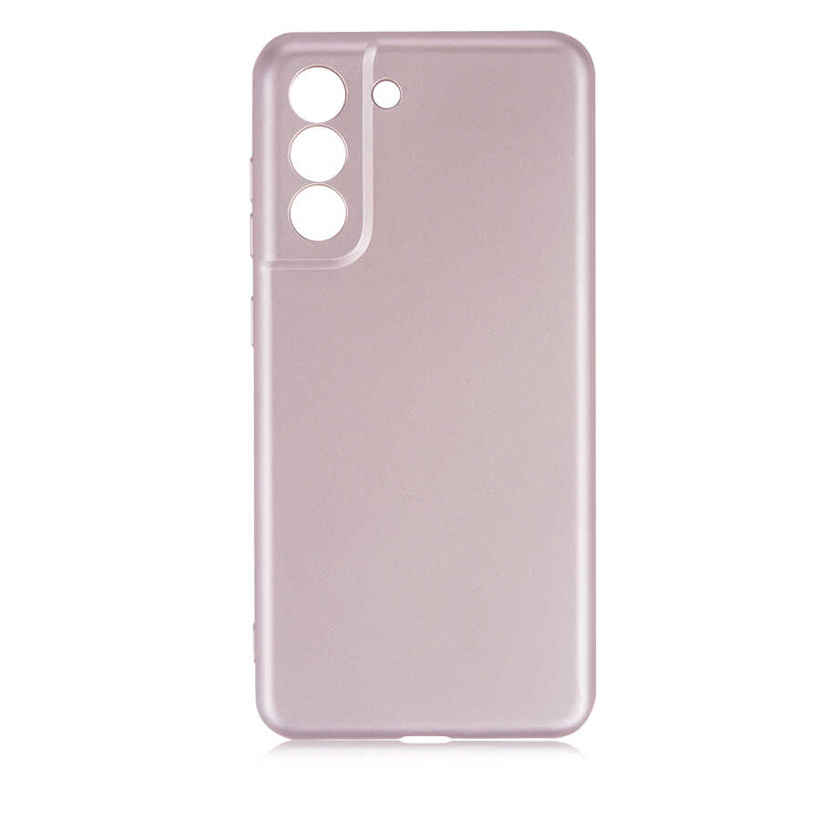 Galaxy S21 FE Kılıf Zore Premier Silikon Kapak Rose Gold