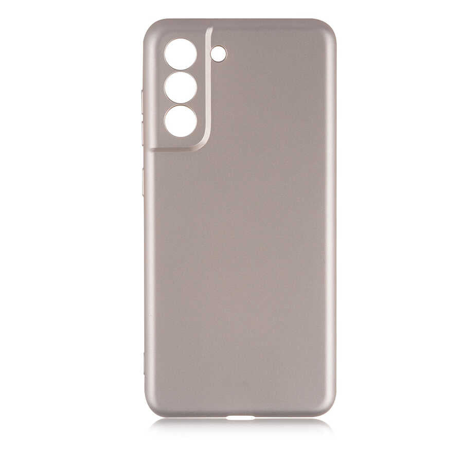 Galaxy S21 FE Kılıf Zore Premier Silikon Kapak Gold
