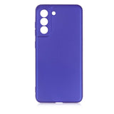 Galaxy S21 FE Kılıf Zore Premier Silikon Kapak Saks Mavi