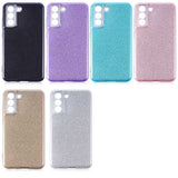 Galaxy S21 FE Kılıf Zore Shining Silikon Gold
