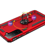 Galaxy S21 FE Kılıf Zore Vega Kapak Siyah