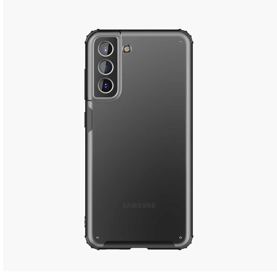 Galaxy S21 FE Kılıf Zore Volks Kapak Siyah