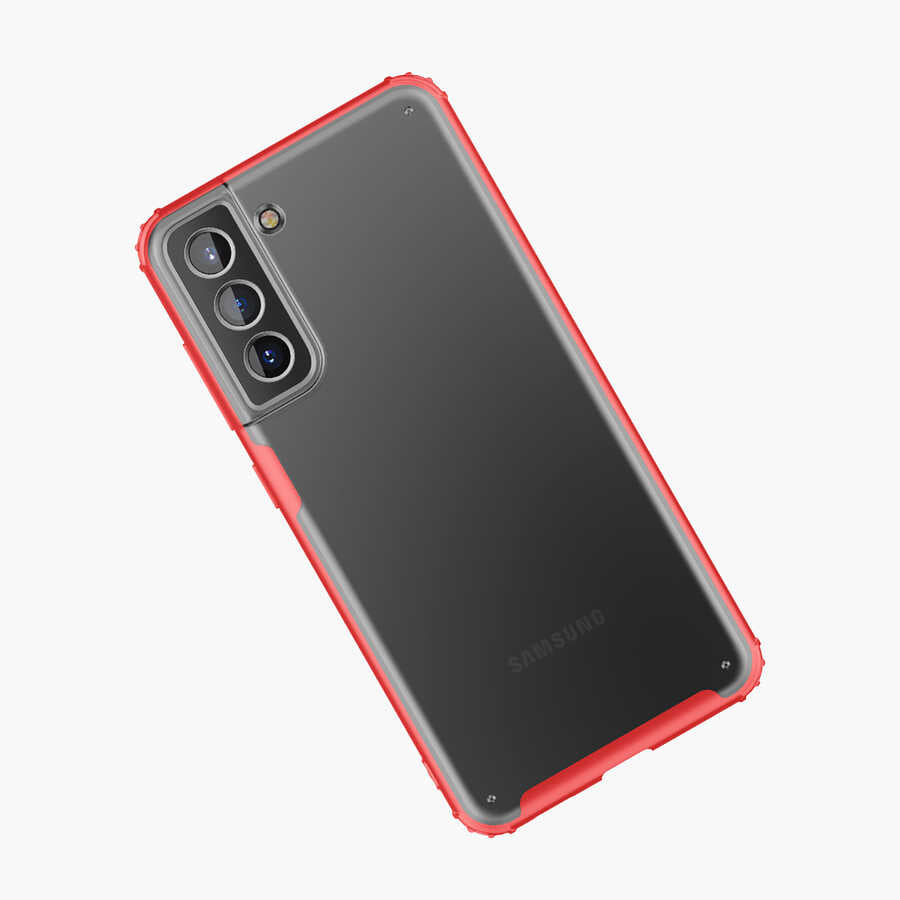 Galaxy S21 FE Kılıf Zore Volks Kapak Kırmızı