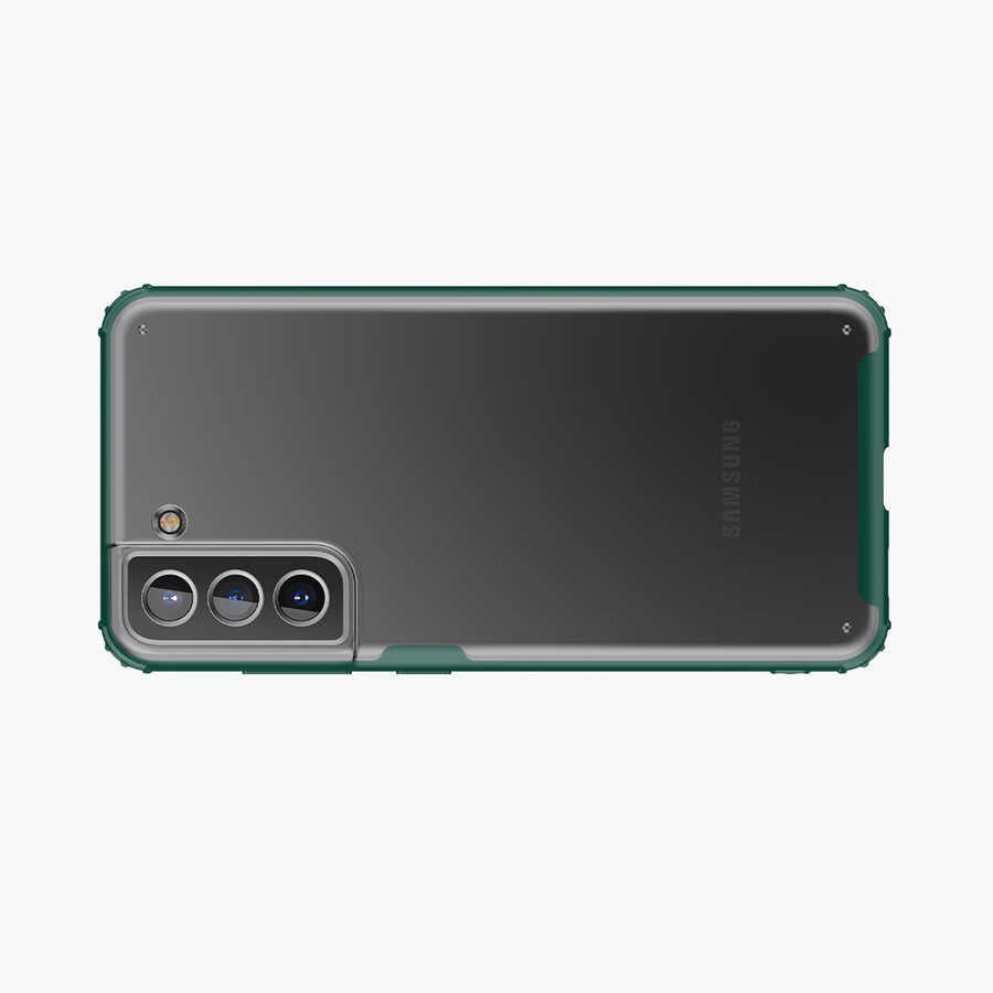 Galaxy S21 FE Kılıf Zore Volks Kapak Lacivert