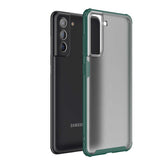 Galaxy S21 FE Kılıf Zore Volks Kapak Koyu Yeşil