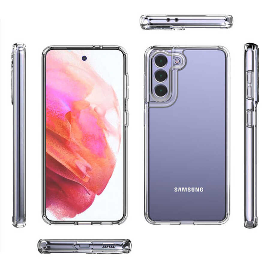 Galaxy S21 Kılıf Zore Coss Kapak Renksiz