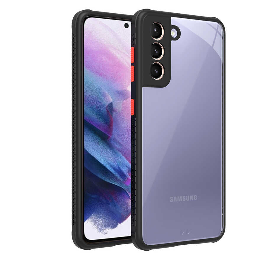 Galaxy S21 Kılıf Zore Kaff Kapak Siyah