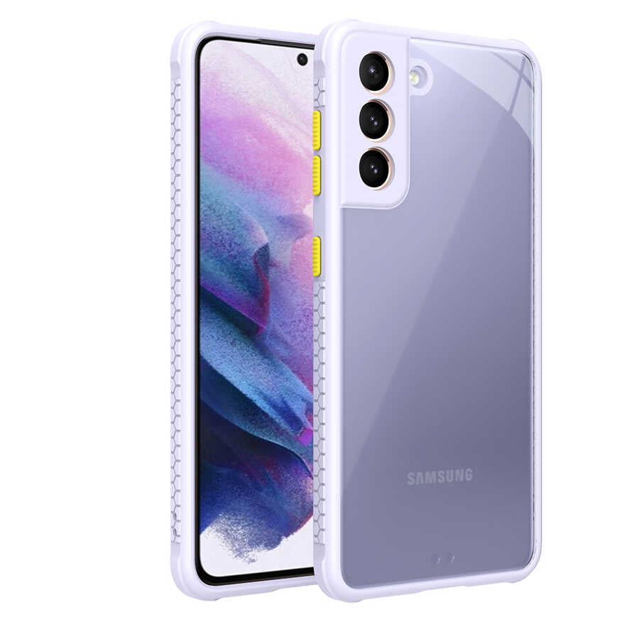 Galaxy S21 Kılıf Zore Kaff Kapak Mor