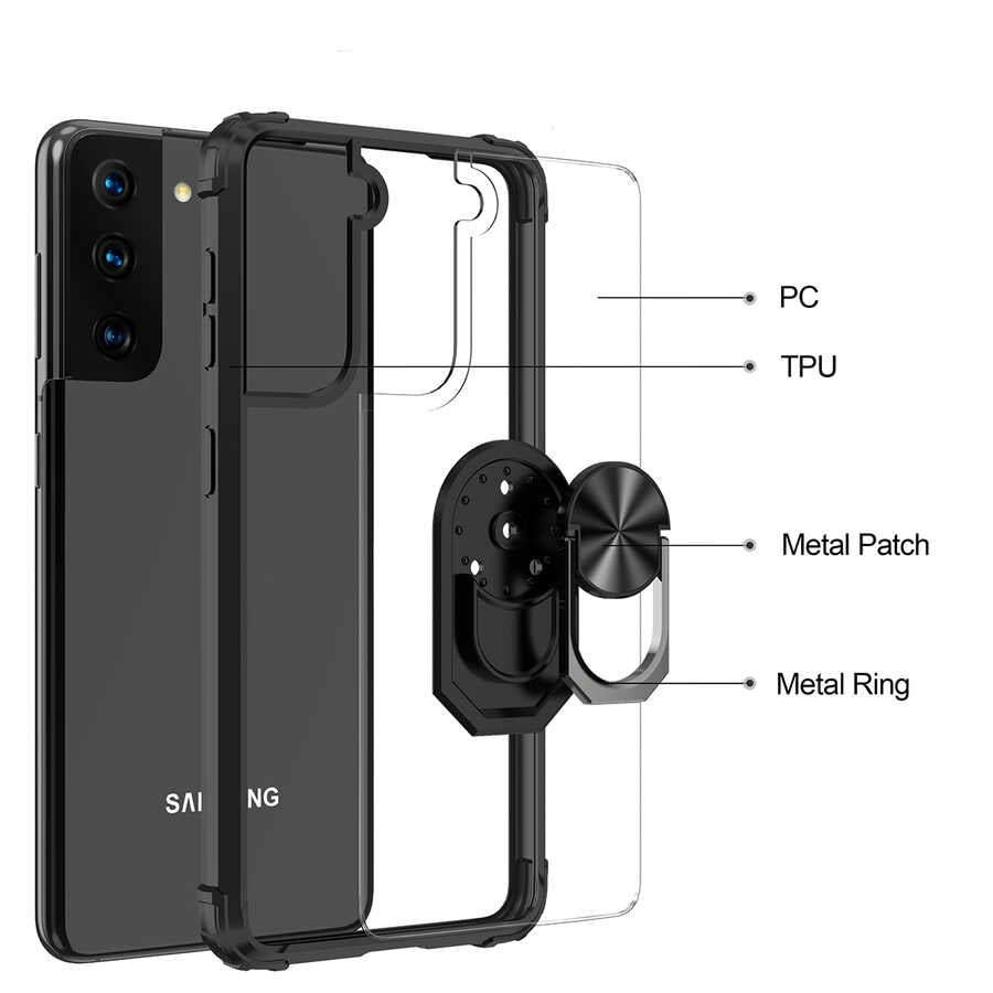 Galaxy S21 Kılıf Zore Mola Kapak Kırmızı