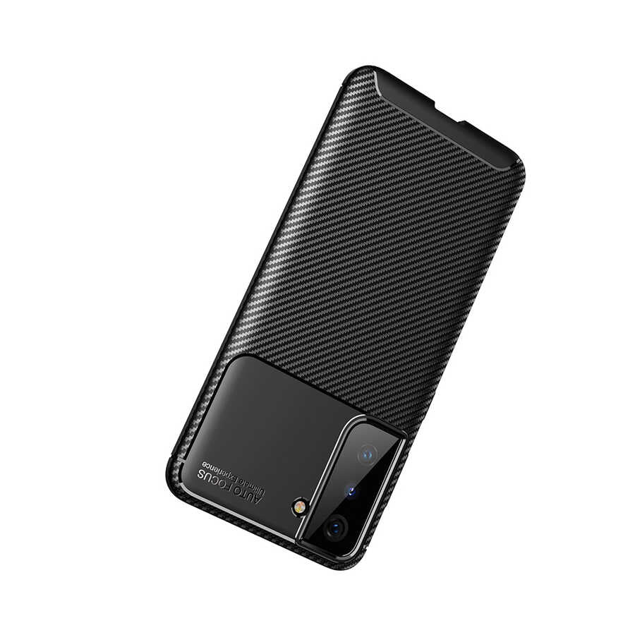 Galaxy S21 Kılıf Zore Negro Silikon Kapak Siyah