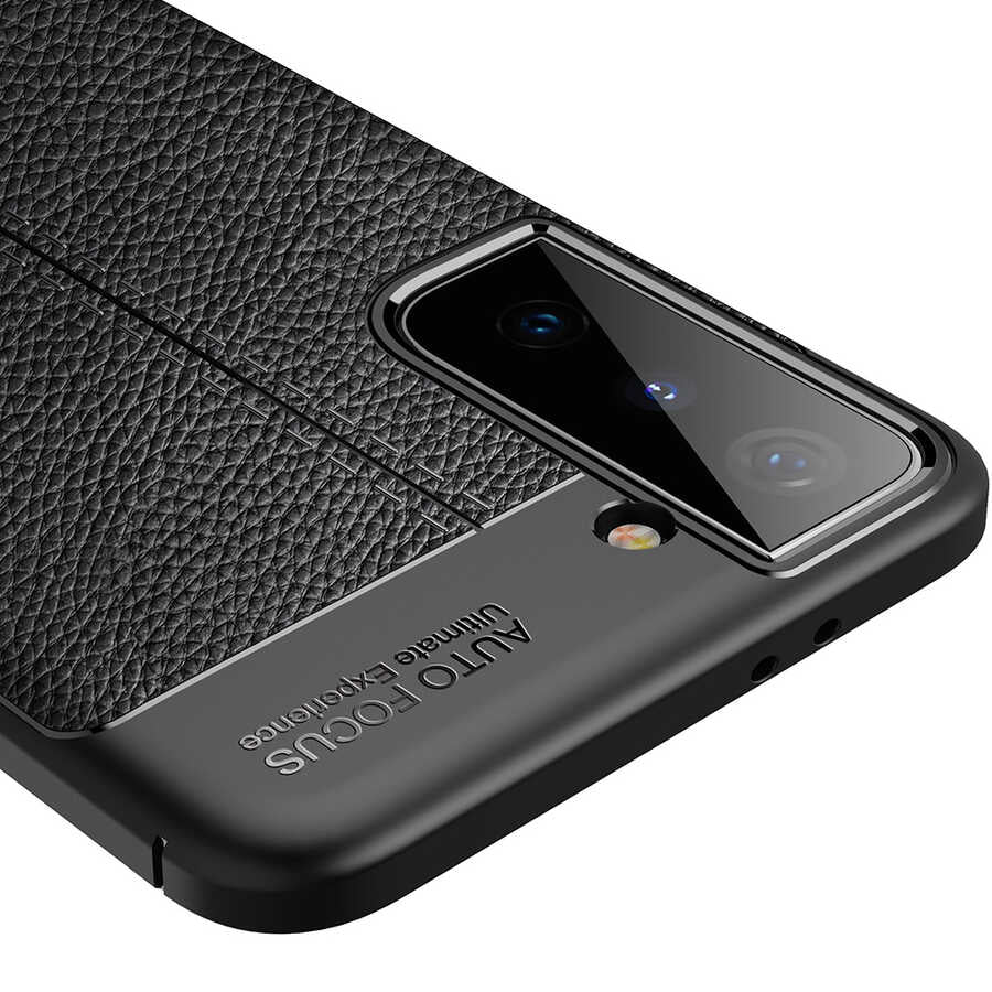 Galaxy S21 Kılıf Zore Niss Silikon Kapak Siyah