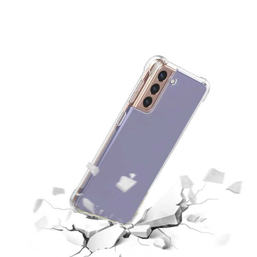 Galaxy S21 Kılıf Zore Nitro Anti Shock Silikon Renksiz