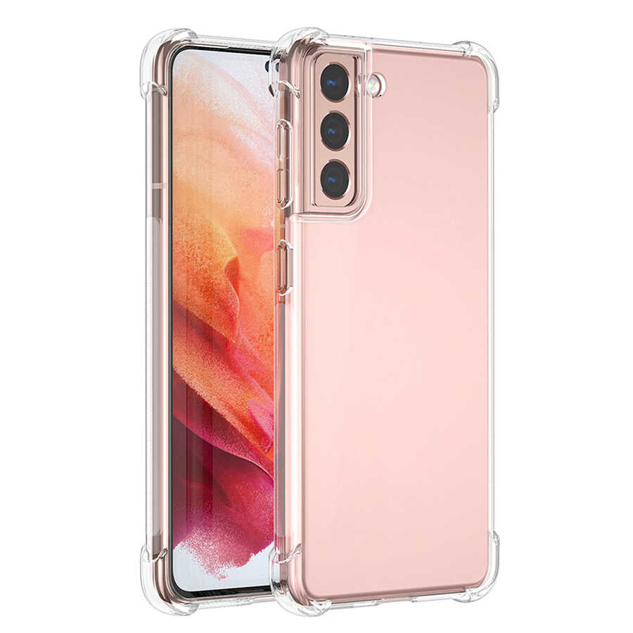 Galaxy S21 Kılıf Zore Nitro Anti Shock Silikon Renksiz