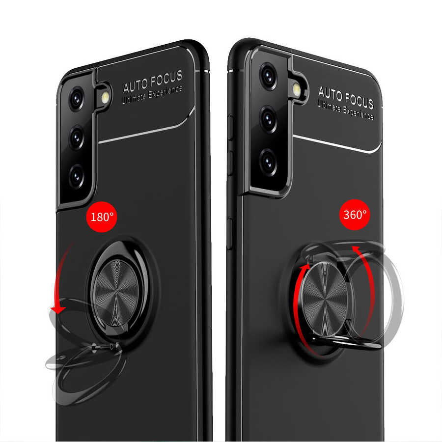 Galaxy S21 Kılıf Zore Ravel Silikon Kapak Siyah