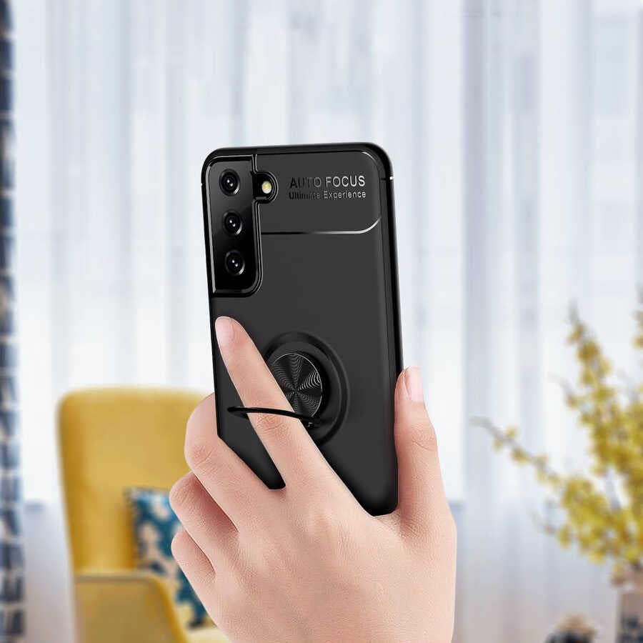 Galaxy S21 Kılıf Zore Ravel Silikon Kapak Mavi