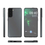 Galaxy S21 Kılıf Zore Süper Silikon Kapak Renksiz