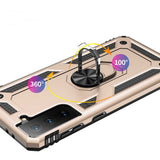 Galaxy S21 Kılıf Zore Vega Kapak Mavi