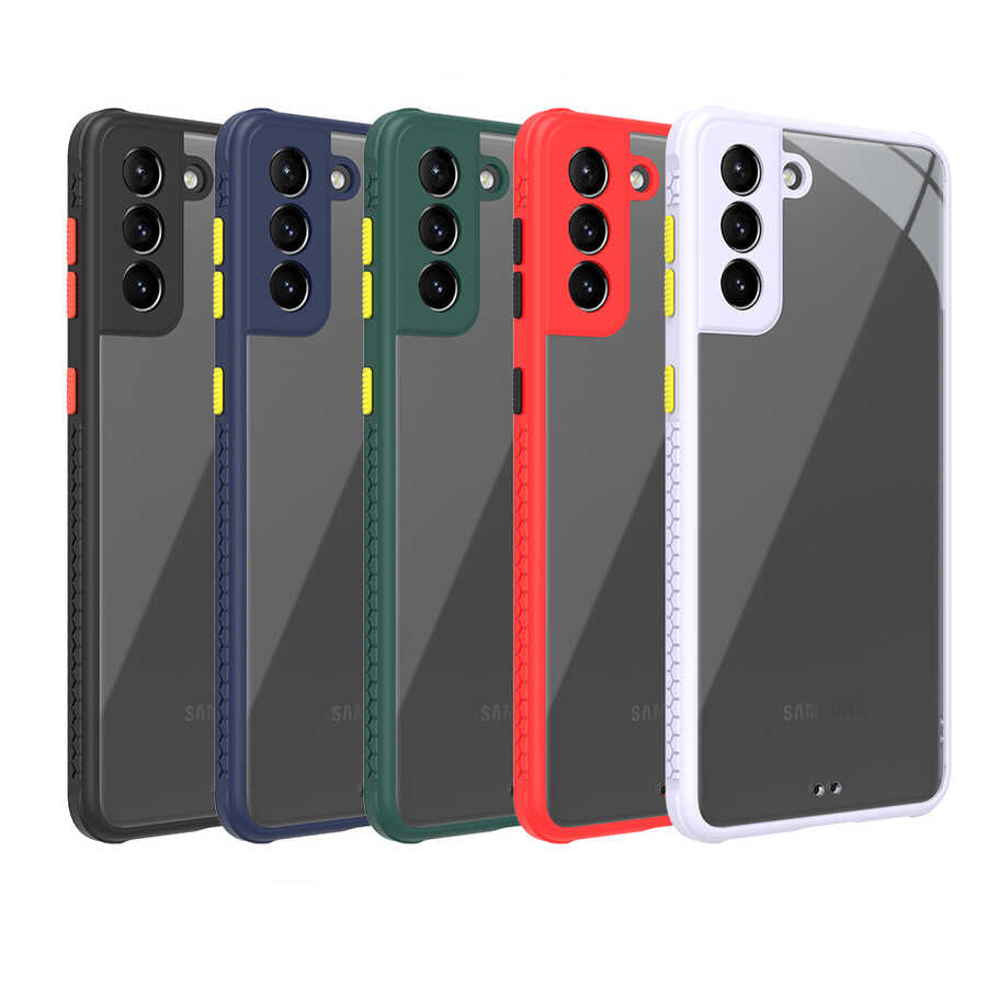Galaxy S21 Plus Kılıf Zore Kaff Kapak Kırmızı