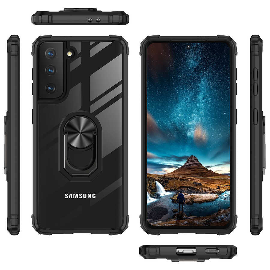 Galaxy S21 Plus Kılıf Zore Mola Kapak Lacivert