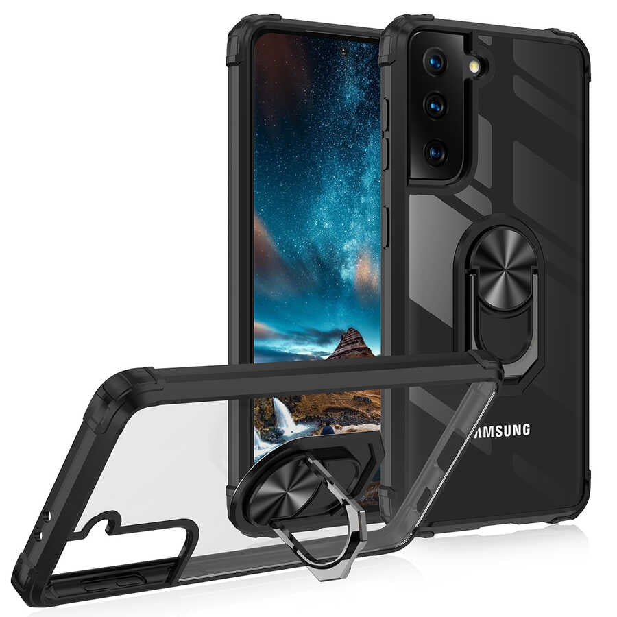 Galaxy S21 Plus Kılıf Zore Mola Kapak Lacivert