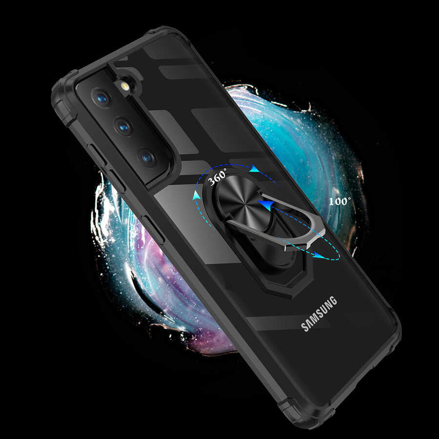Galaxy S21 Plus Kılıf Zore Mola Kapak Lacivert