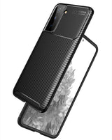 Galaxy S21 Plus Kılıf Zore Negro Silikon Kapak Kahverengi